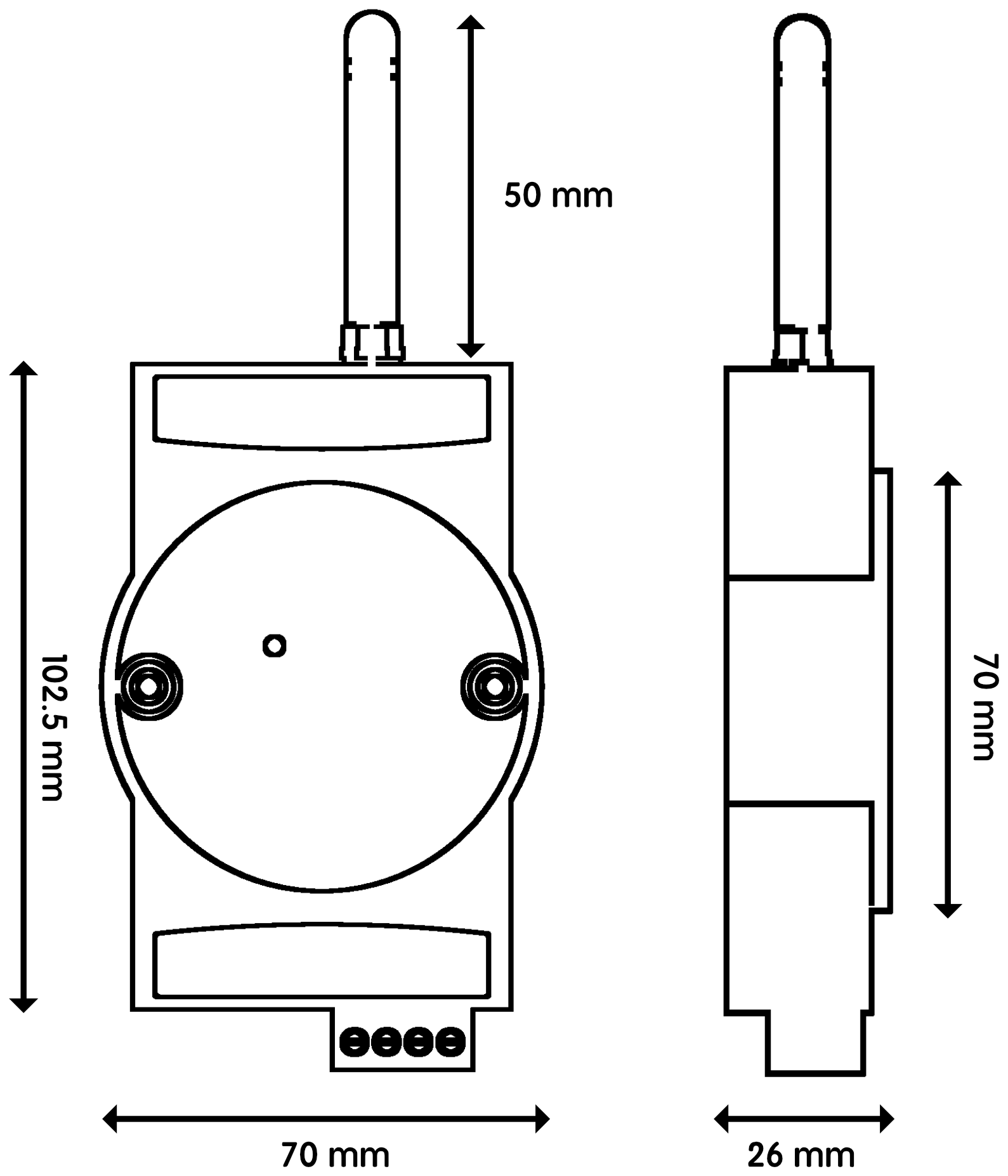 SQC485Iv2 dimension drawing